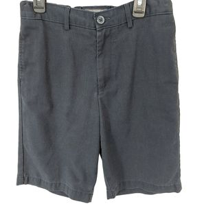 Irvington by Dennis Boys 16 Navy Uniform Flat Front Shorts with adjustable waist